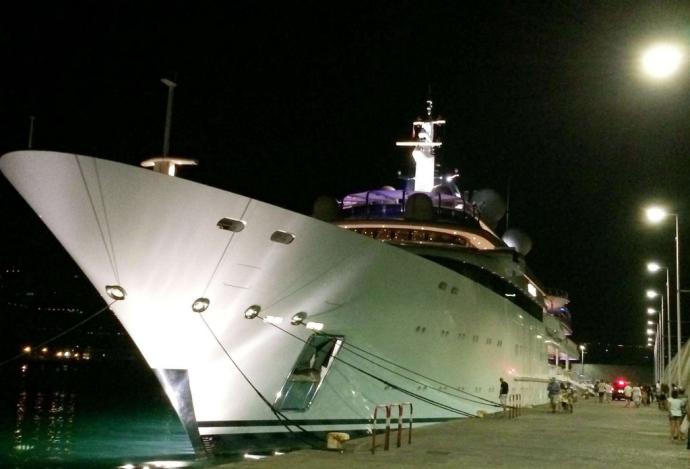 Il megayacht dello sceicco