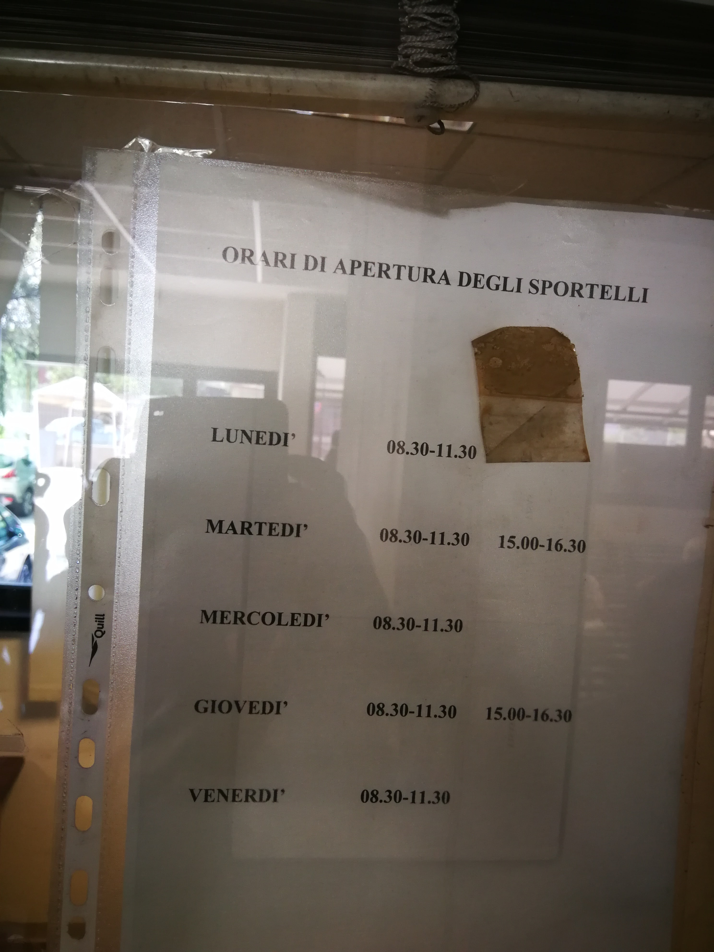Orari Sportello Ufficio Immigrazione via Patini min
